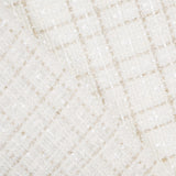 Tweed Lurex Wolle Ecru - Ribes y Casals