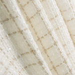 Tweed Lurex Wolle Ecru - Ribes y Casals