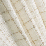 Tweed Lurex Wolle Ecru - Ribes y Casals