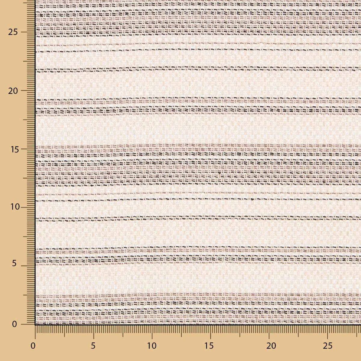 Tweed gestreift Natur - Ribes y Casals