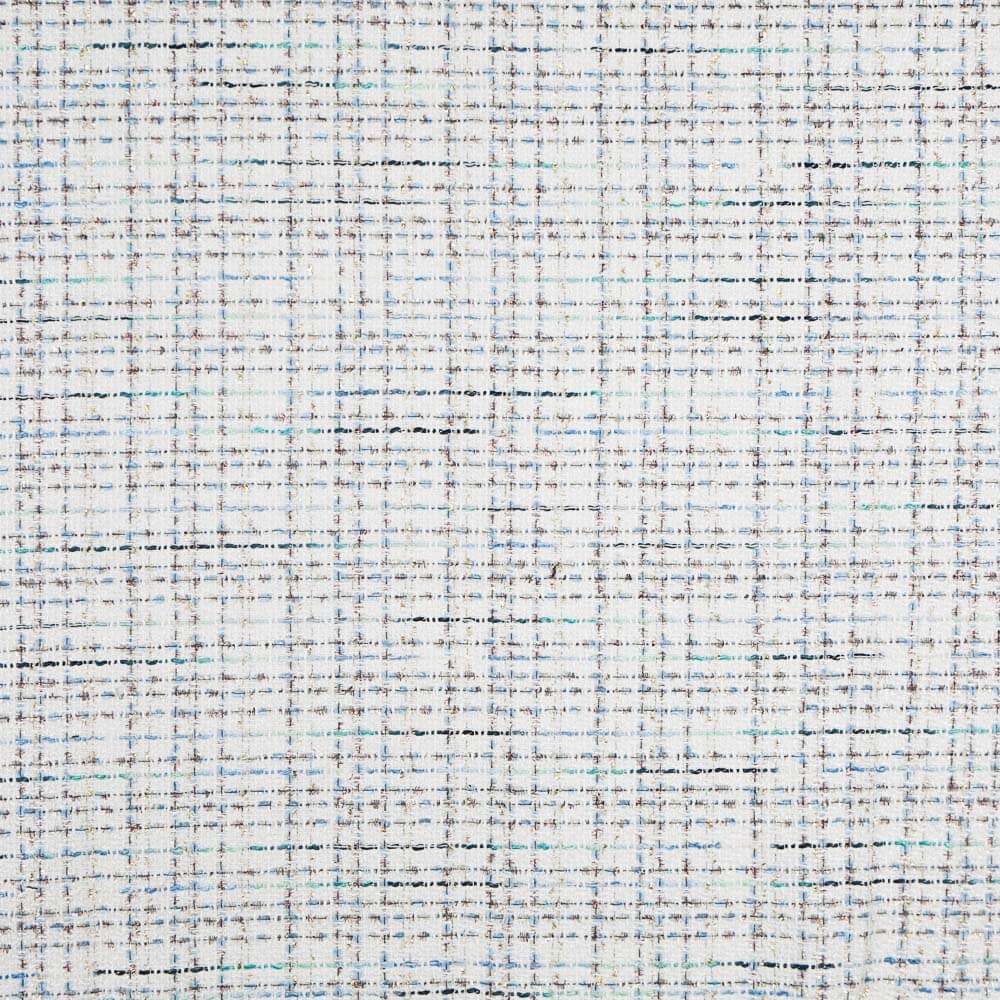 Tweed Wolle Zweifarbig Wolle Ecru Hellblau - Ribes y Casals