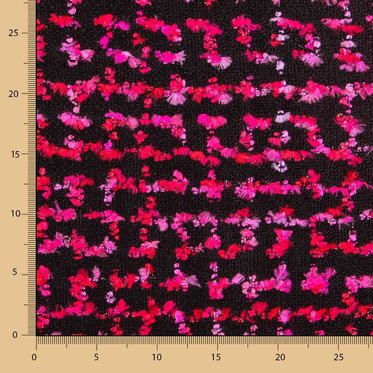 Tweed Wolle Fantasy Fuchsia - Ribes y Casals