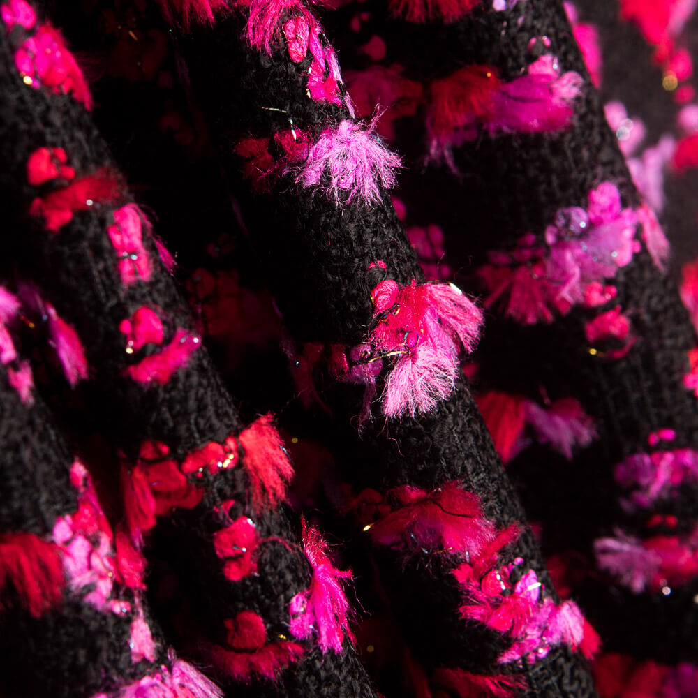 Tweed Wolle Fantasy Fuchsia - Ribes y Casals