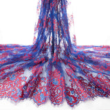 Bicolour Chantilly-Spitze Blau-Fuchsia - Ribes y Casals