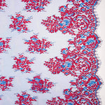 Bicolour Chantilly-Spitze Blau-Fuchsia - Ribes y Casals