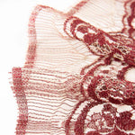 Zweifarbige Chantilly-Spitze in Granat - Ribes y Casals