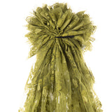 Olivgrüne Chantilly-Spitze - Ribes y Casals