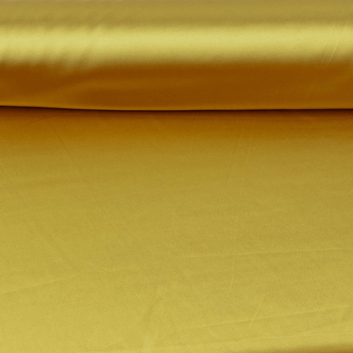 Charmeuse-Spandex-Stoffrest Limone Curry – verschiedene Maße x Breite 150 cm - Ribes y Casals