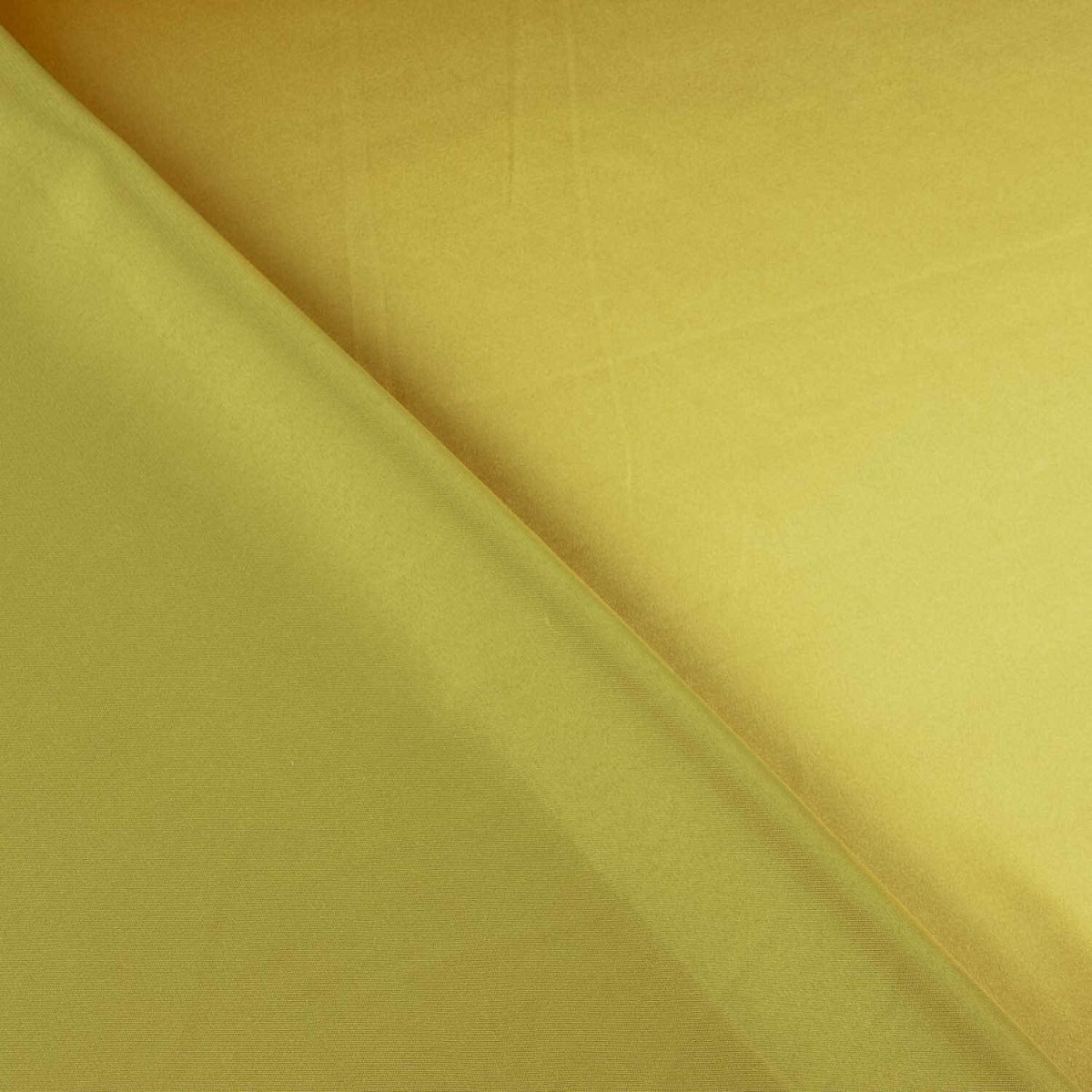 Charmeuse-Spandex-Stoffrest Limone Curry – verschiedene Maße x Breite 150 cm - Ribes y Casals