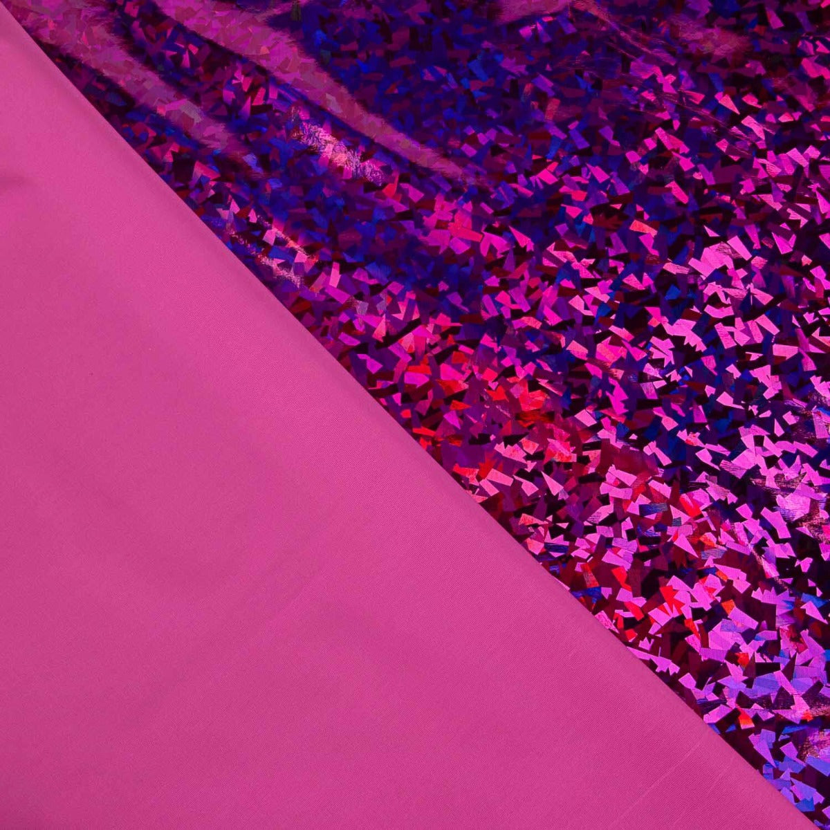 Fuchsia Diamond Holographisches Lackleder Vinyl - Ribes y Casals
