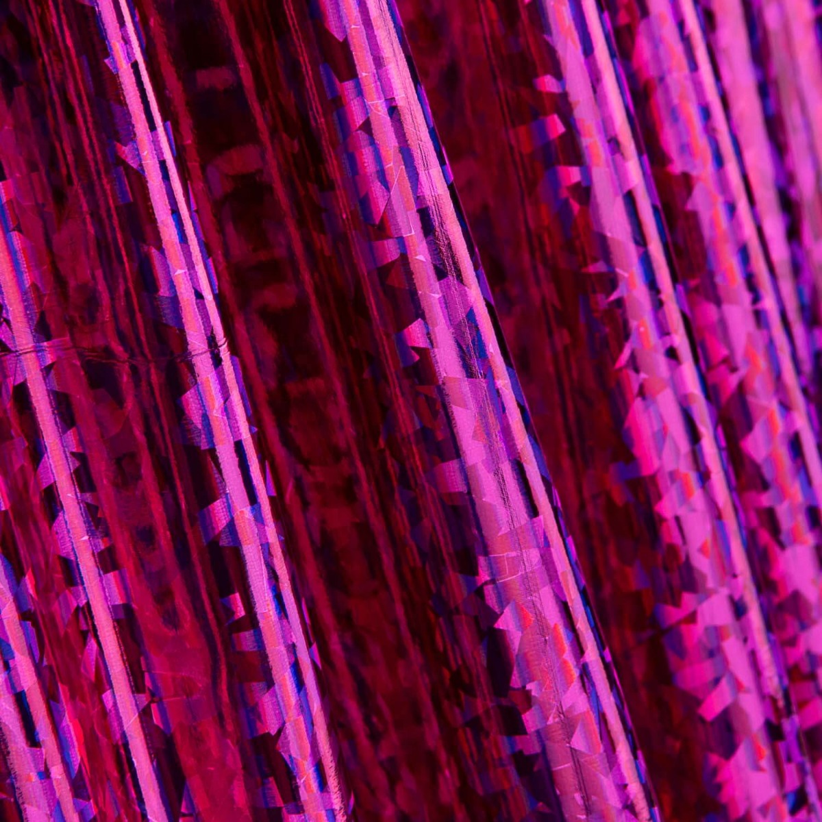 Fuchsia Diamond Holographisches Lackleder Vinyl - Ribes y Casals