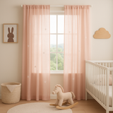 Kinder-Netzvorhang Pink Star - Ribes y Casals