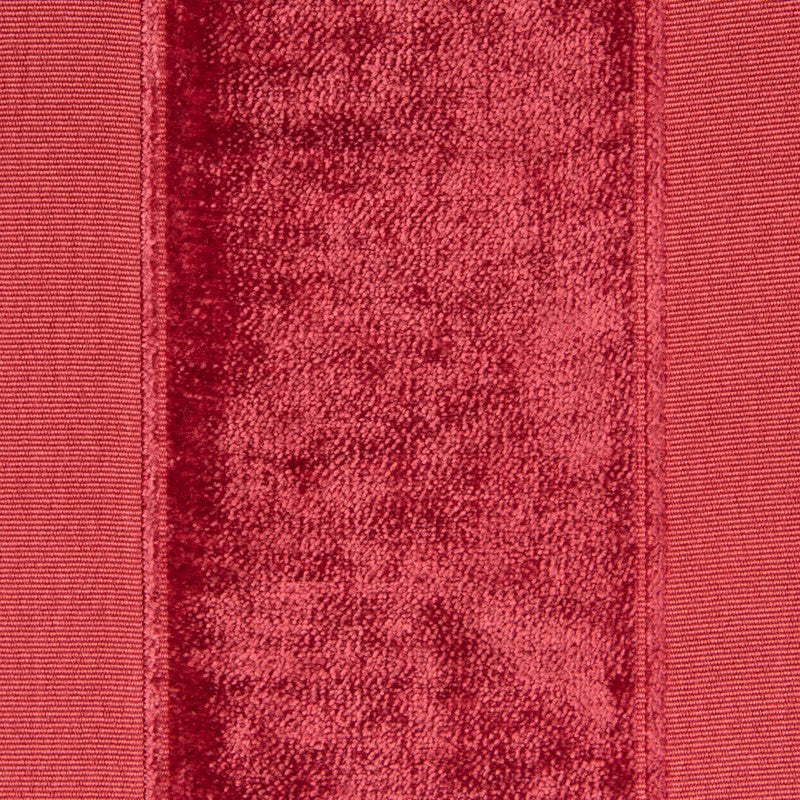 Chenille-Samt Koralle gestreift - Ribes y Casals