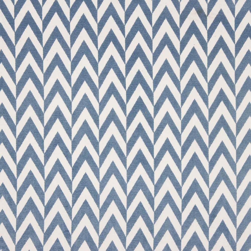 Blaue Chevron-Chenille - Ribes y Casals