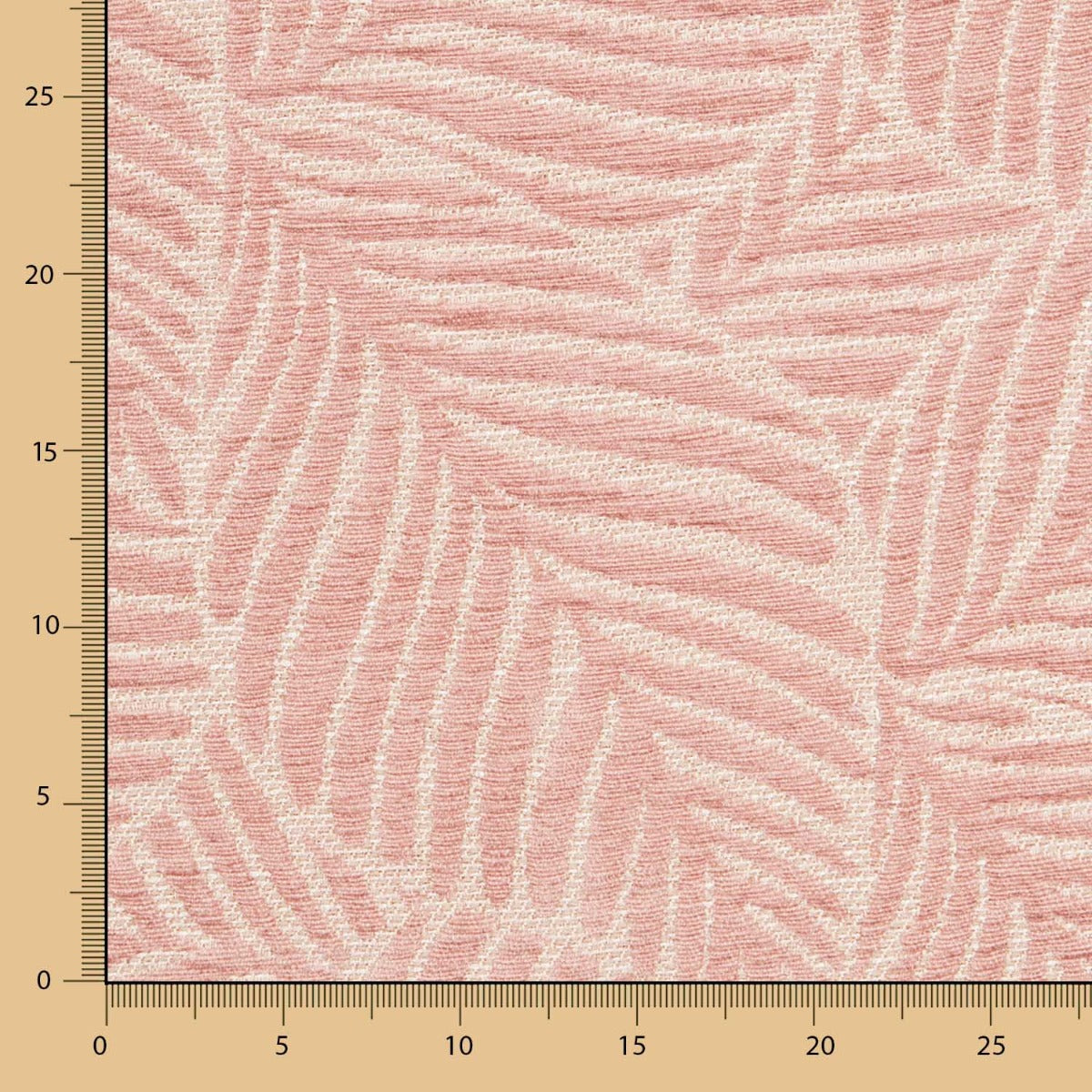 Chenille Jacquard Palmira Nackt - Ribes y Casals