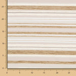 Chenille gestreift Beige - Ribes y Casals