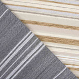 Chenille gestreift Beige - Ribes y Casals