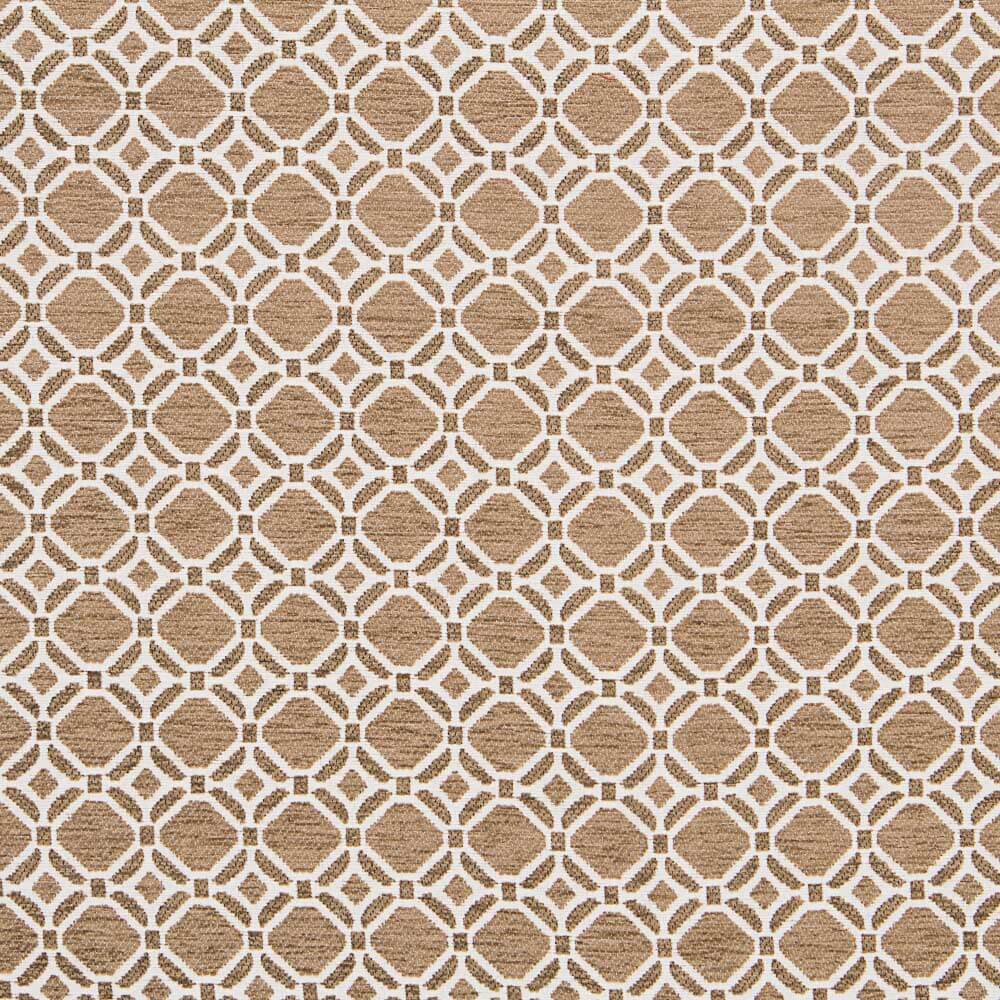 Chenille-Polsterung Geometrisch Kamel - Ribes y Casals