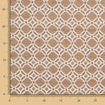 Chenille-Polsterung Geometrisch Kamel - Ribes y Casals