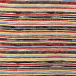 Chenille-Webteppich gestreift rot - Ribes y Casals