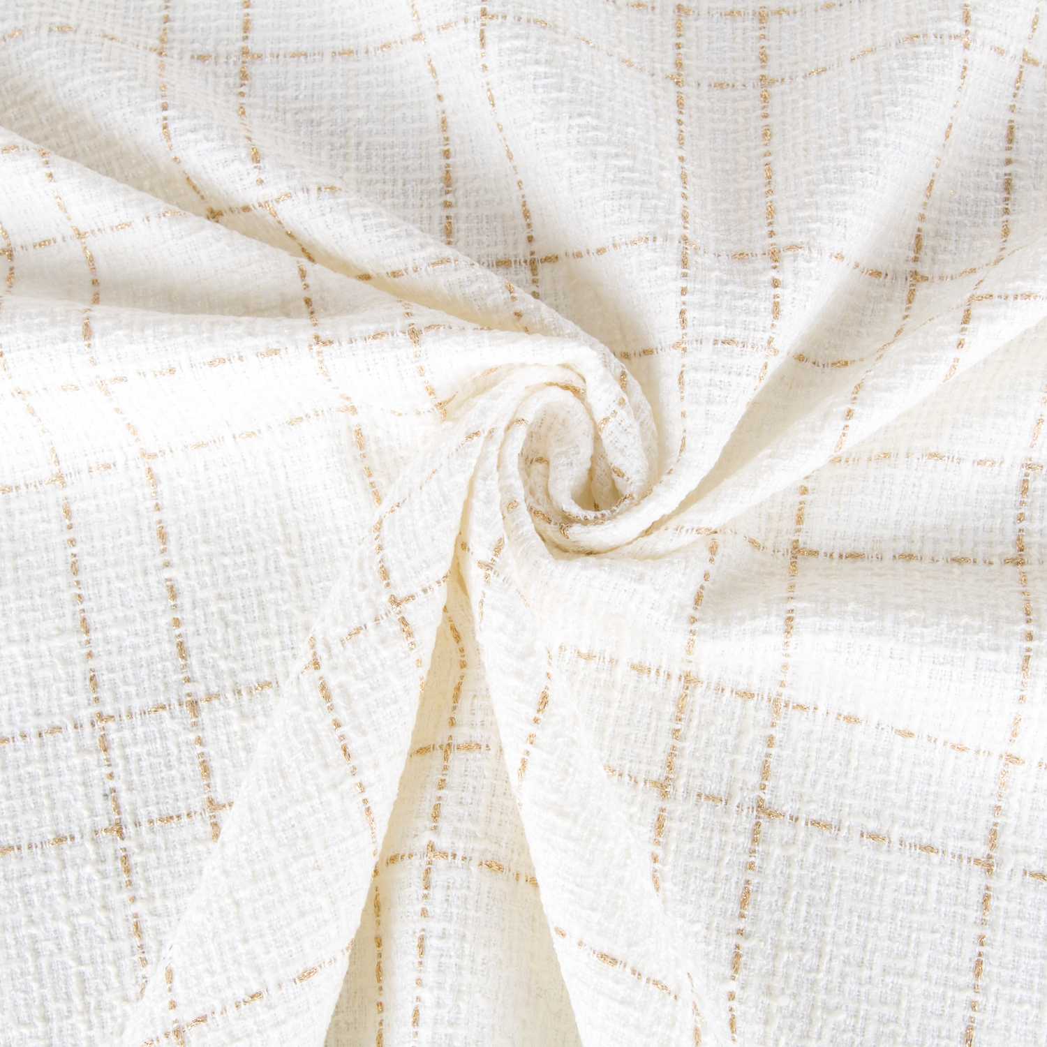 Cheviot Lurex Ecru - Ribes y Casals