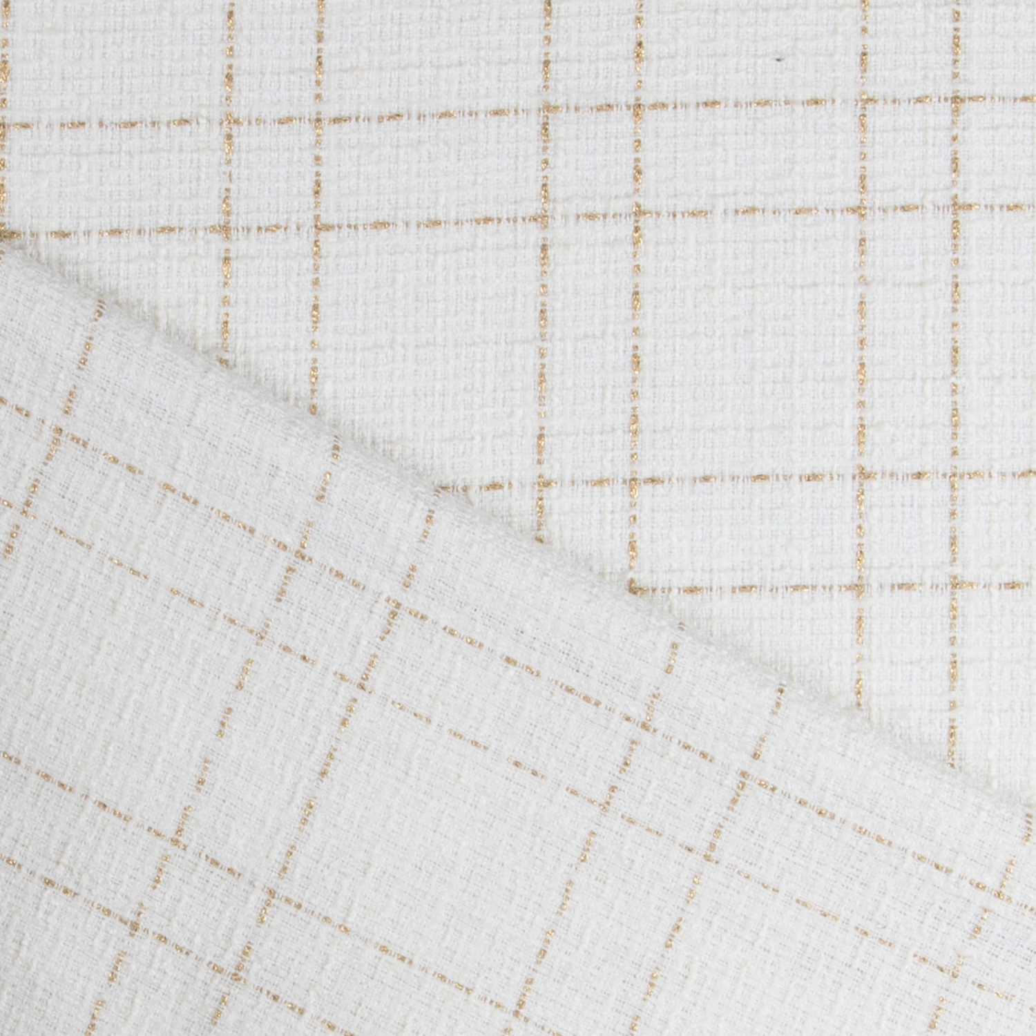 Cheviot Lurex Ecru - Ribes y Casals