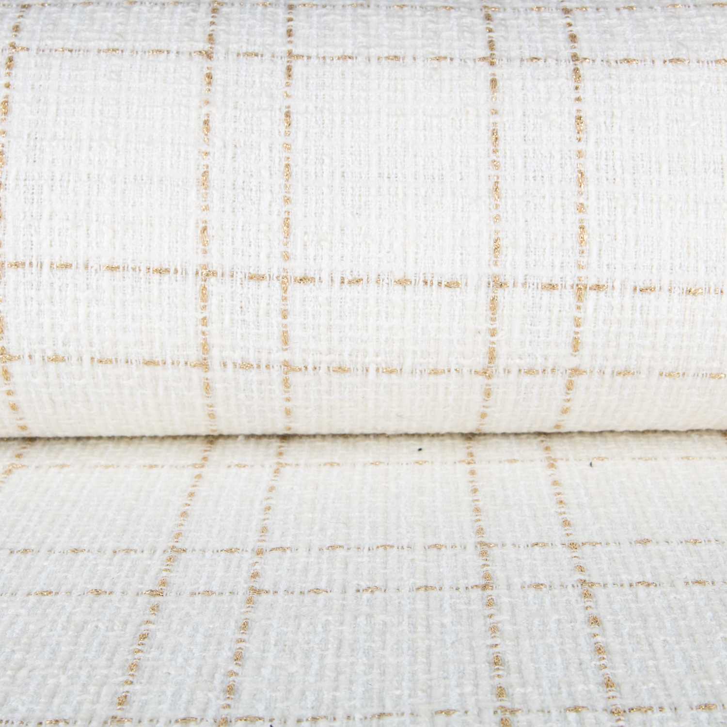 Cheviot Lurex Ecru - Ribes y Casals