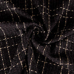 Cheviot Lurex Schwarz - Ribes y Casals