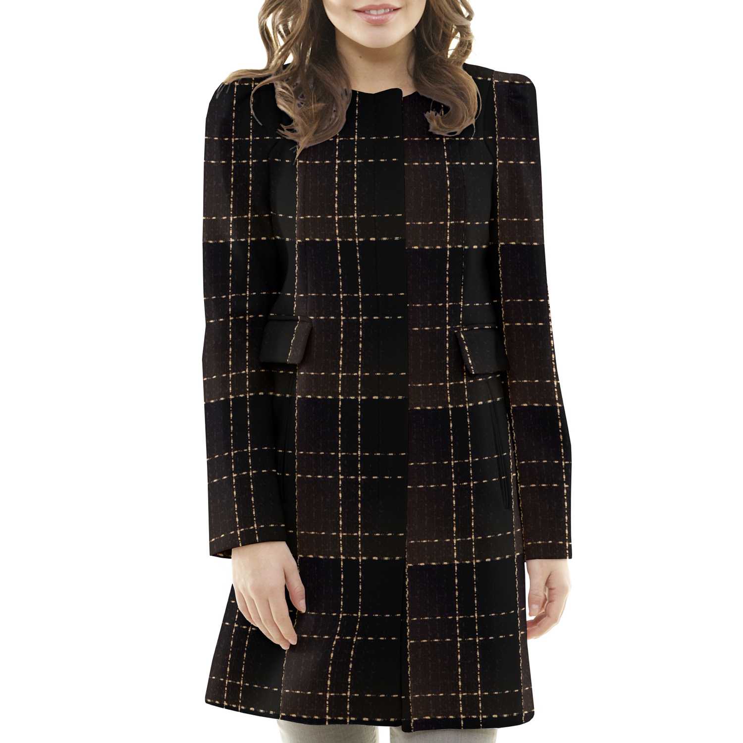 Cheviot Lurex Schwarz - Ribes y Casals