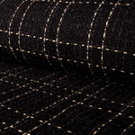 Cheviot Lurex Schwarz - Ribes y Casals