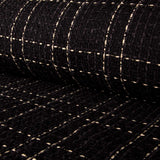 Cheviot Lurex Schwarz - Ribes y Casals
