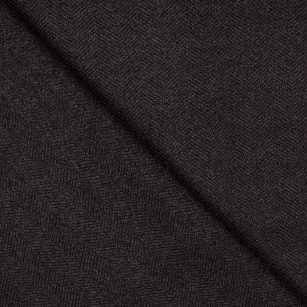 Cheviot Polyester Fischgrätenmuster Marengo - Ribes y Casals