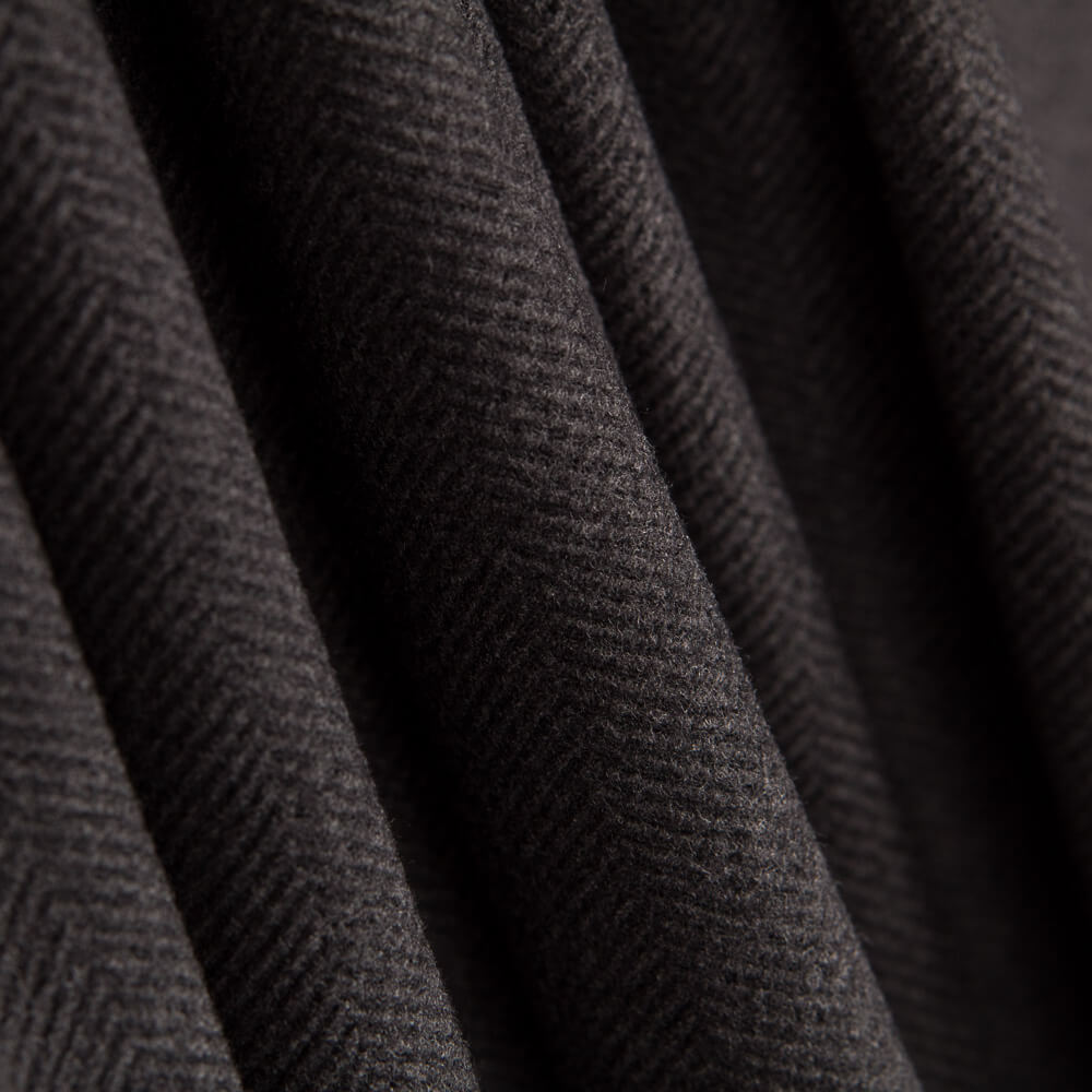 Cheviot Polyester Fischgrätenmuster Marengo - Ribes y Casals