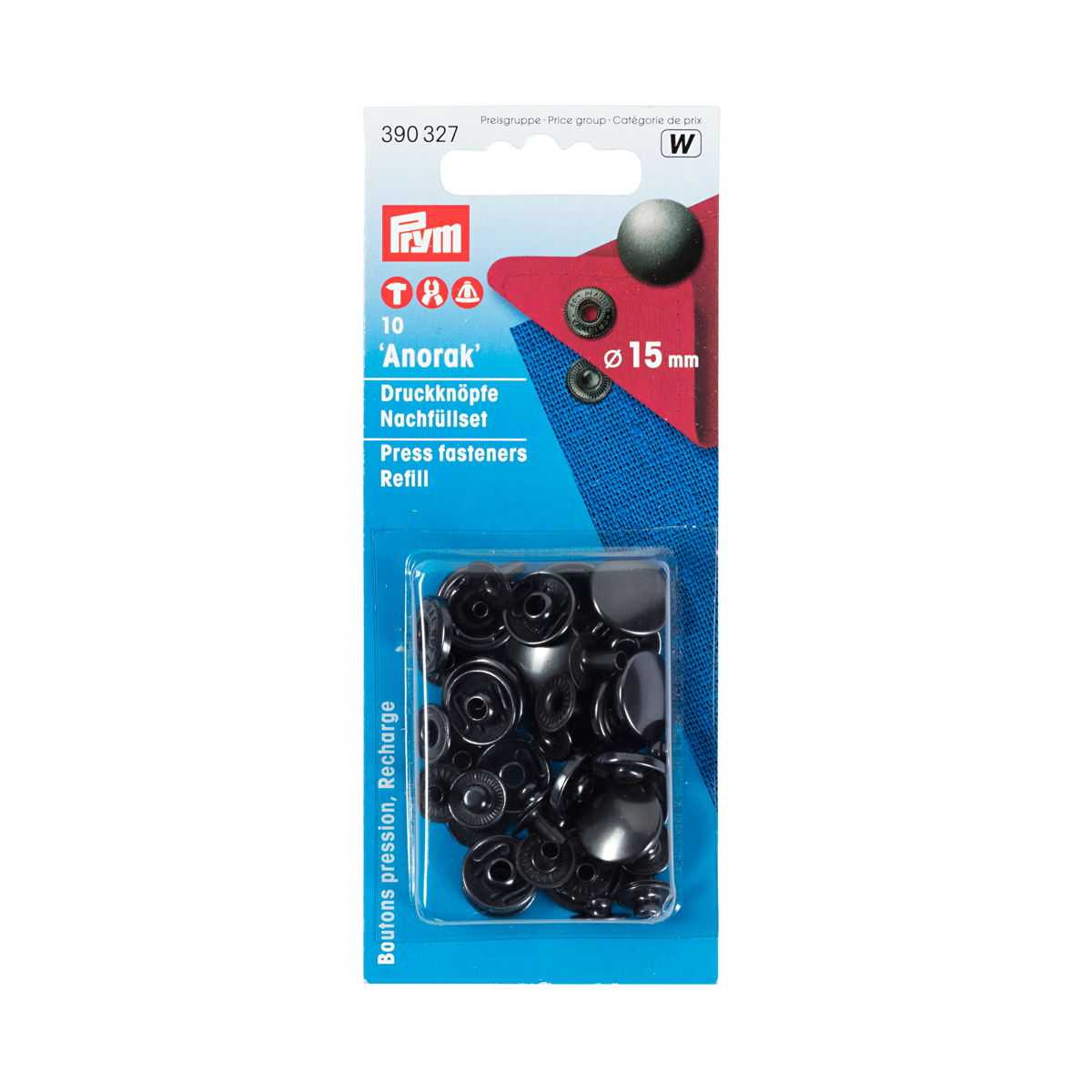 Druckknöpfe 15mm Prym 390302 - Ribes y Casals