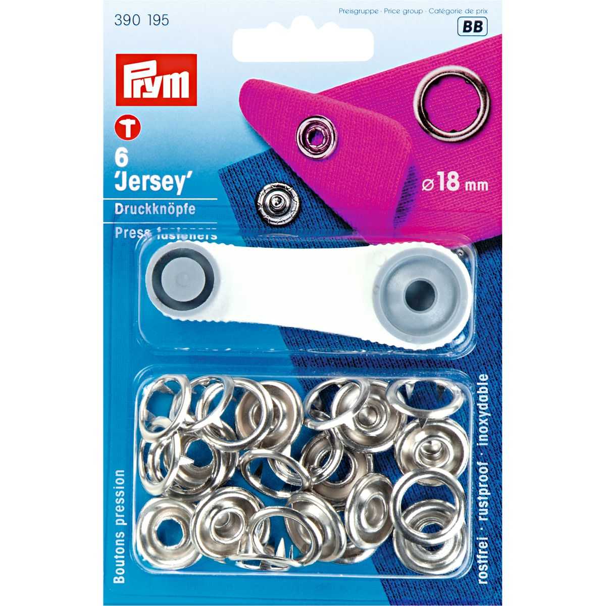 Druckknöpfe 18mm Prym 390195 - Ribes y Casals