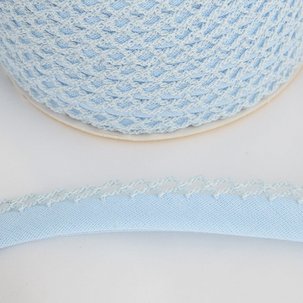 Bias Tape Dekor 12mm Hellblau - Ribes y Casals