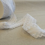Bias Tape Weiße Spitze 53mm - Ribes y Casals