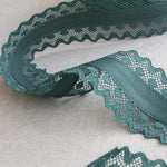 Bias Tape Grüne Spitze 53mm - Ribes y Casals