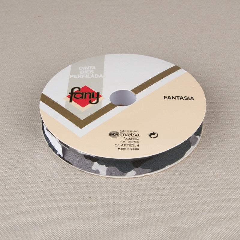 Fantasy Bias Tape Camouflage 18mm - Ribes y Casals