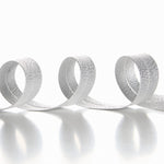 Bias-Band Lamé Silber 30mm - Ribes y Casals