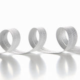 Bias-Band Lamé Silber 30mm - Ribes y Casals