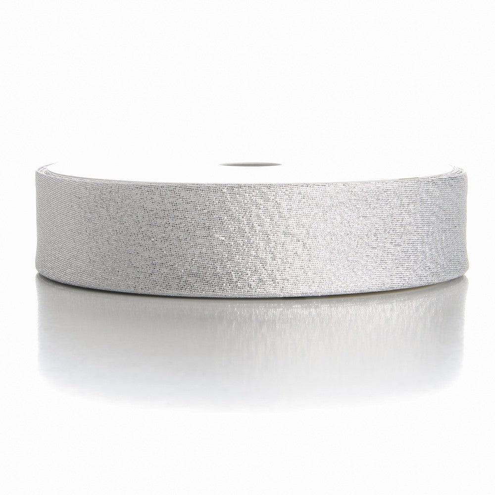Bias-Band Lamé Silber 30mm - Ribes y Casals