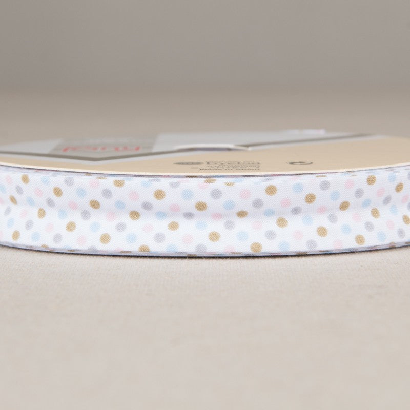Bias Tape Multicolour Polka Dots 18mm - Ribes y Casals