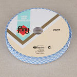Vichy Bias Tape Hellblau 18mm - Ribes y Casals