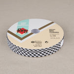 Vichy Bias Tape Schwarz 18mm - Ribes y Casals