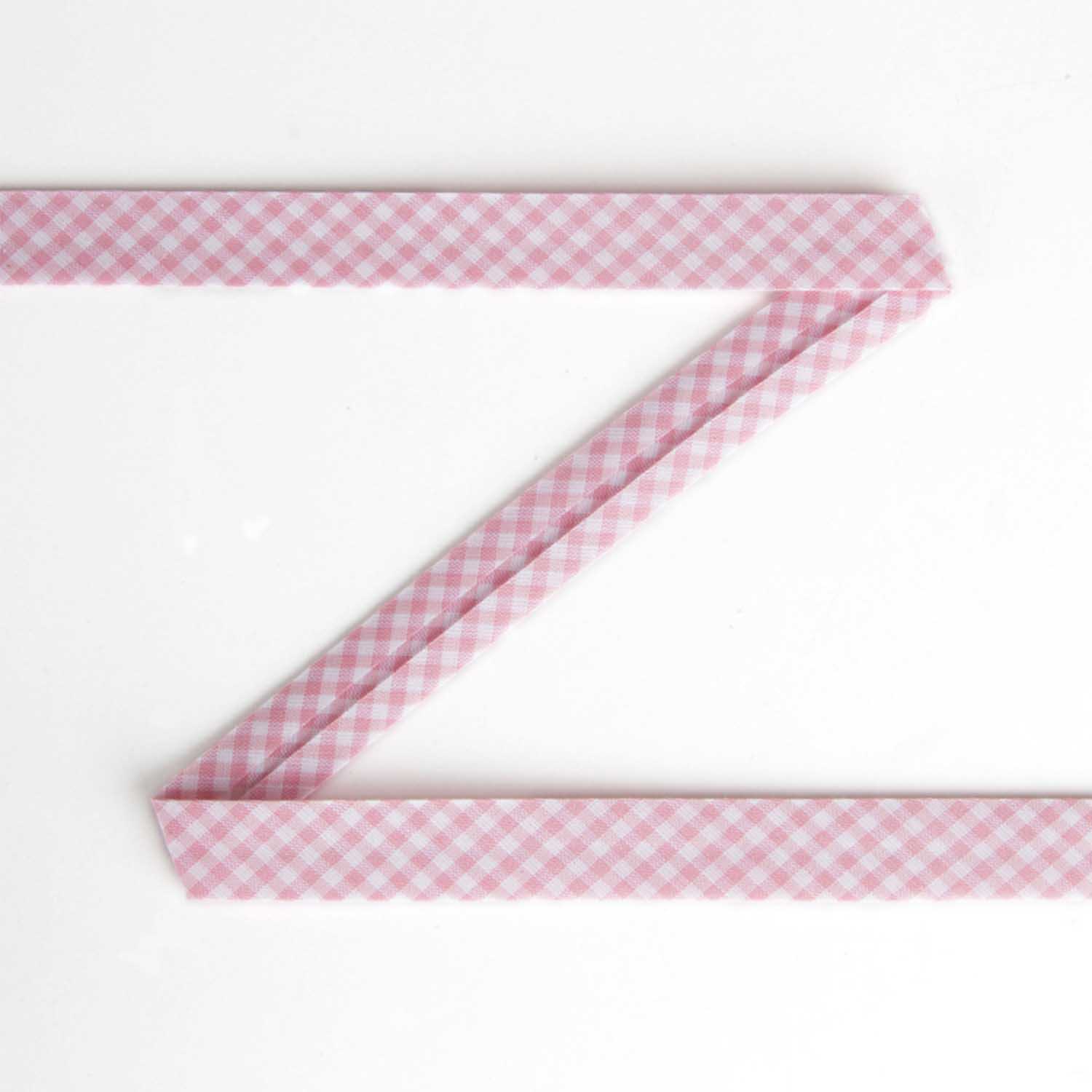 Rosa Vichy Bias-Band 18mm - Ribes y Casals