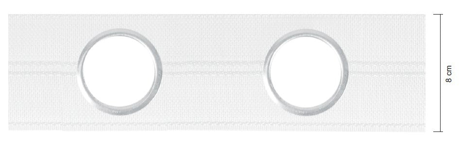 Gardinenband Öse 42 mm Transparent - Ribes y Casals