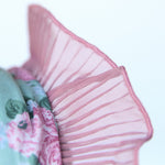 Plissiertes Gazeband Garrucha 4'5cm Rosa - Ribes y Casals