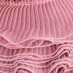 Plissiertes Gazeband Garrucha 4'5cm Rosa - Ribes y Casals