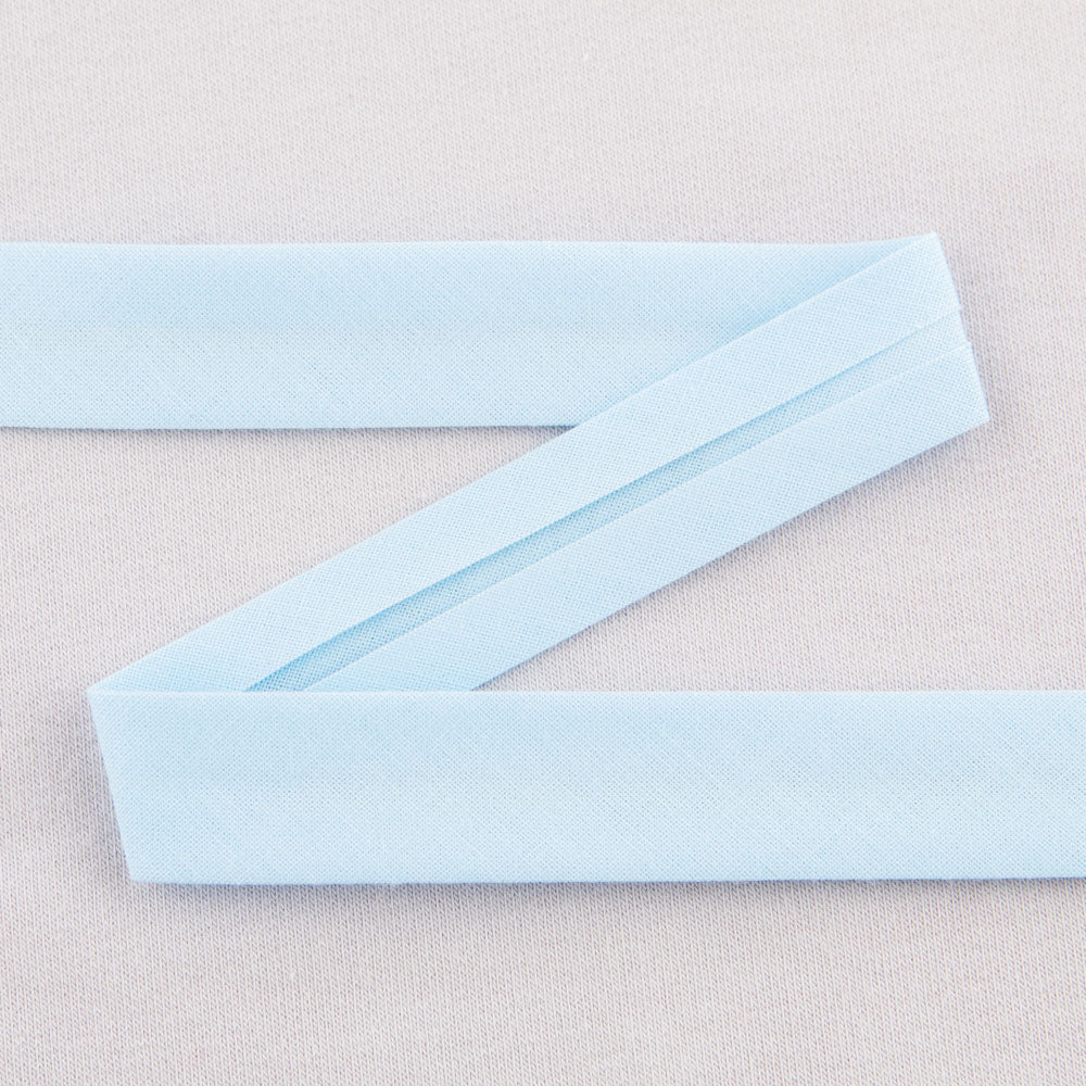 Bias Cotton Bias Tape Hellblau 18 mm - Ribes y Casals